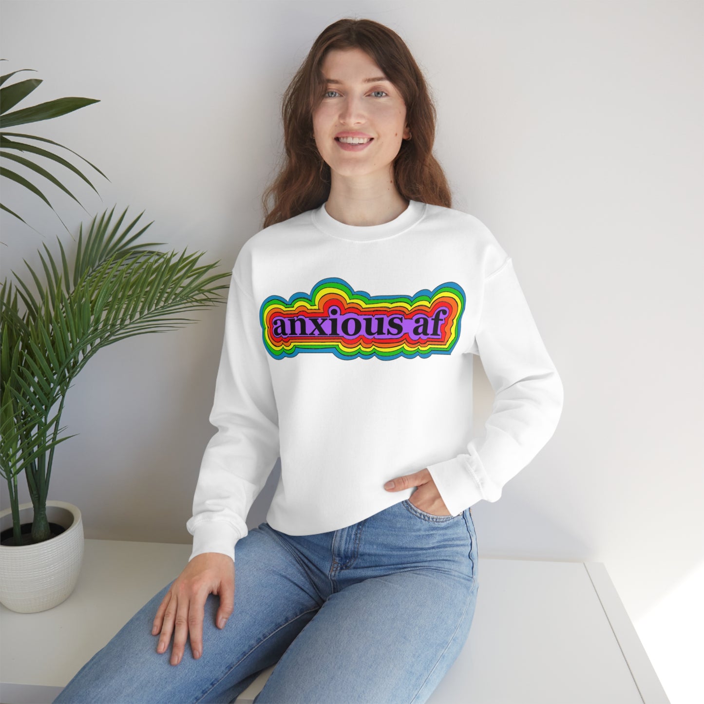 Anxious AF Crewneck