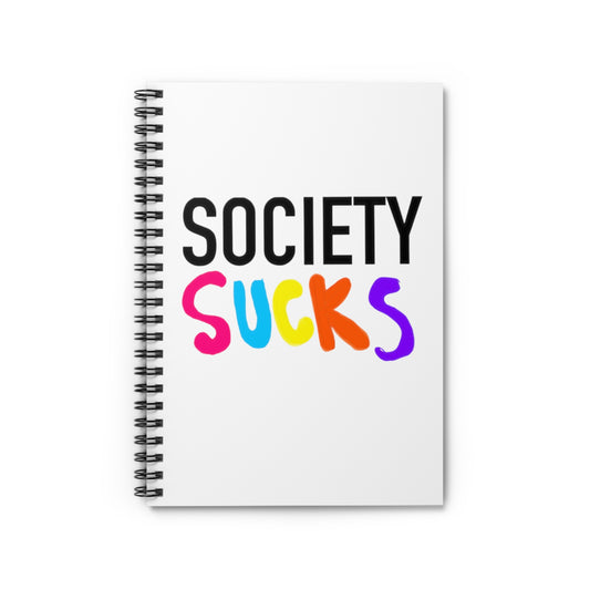 Society Sucks Notebook