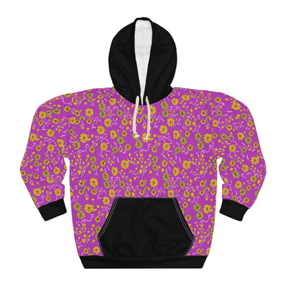 Floral Fuchsia Hoodie