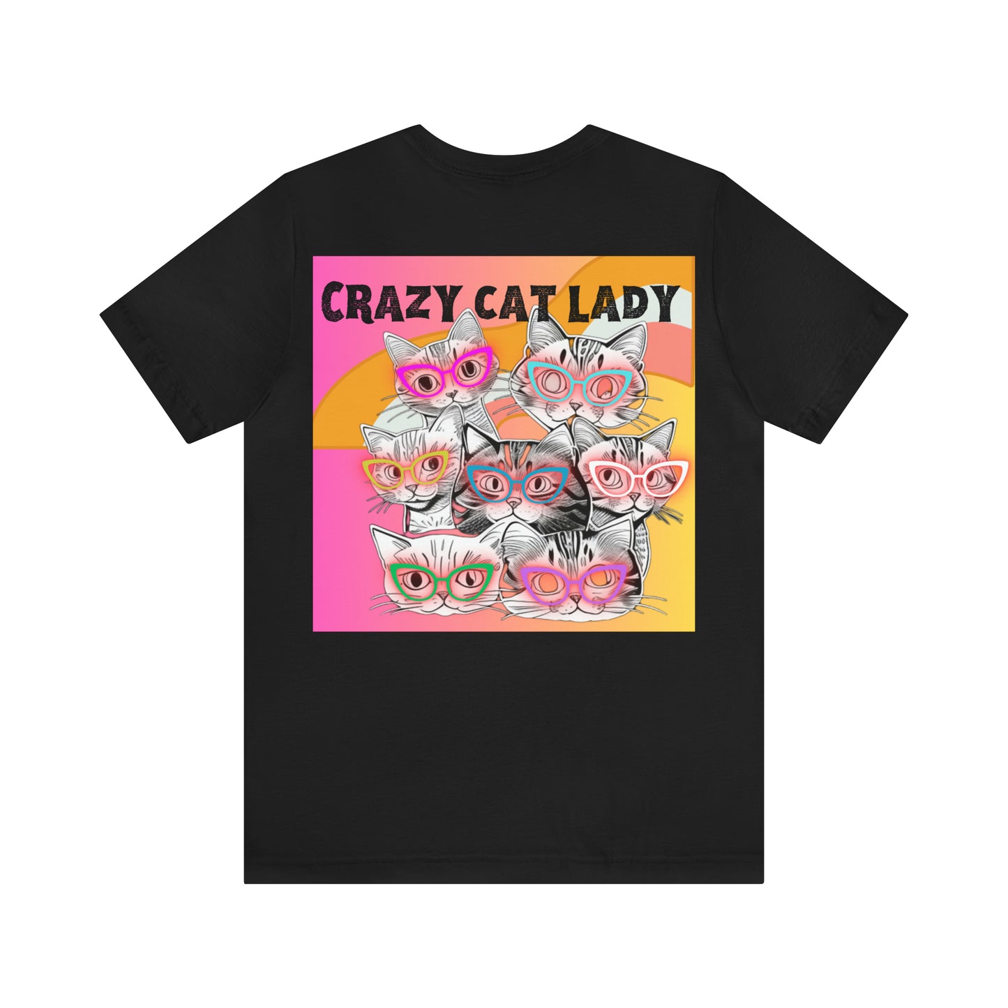 Crazy Cat Lady Back Print Tee