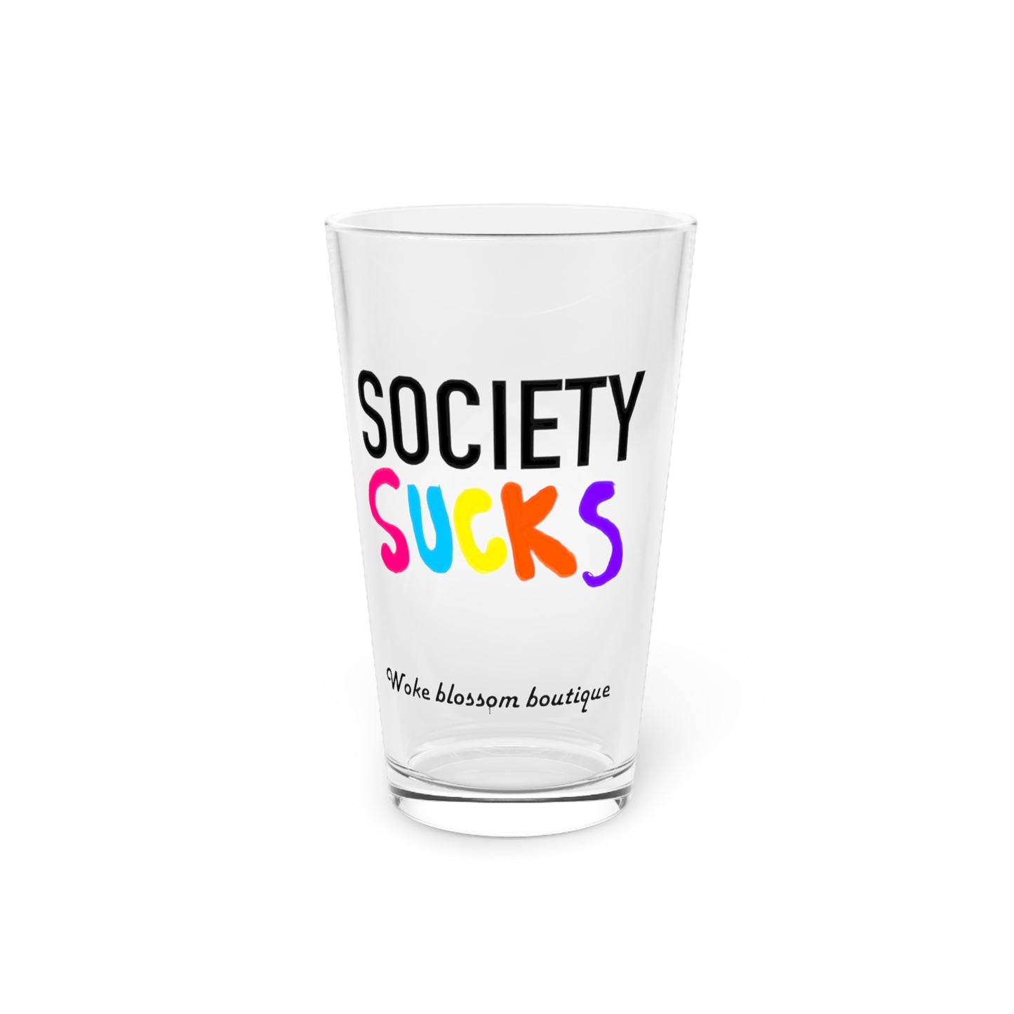 Society Sucks Glass