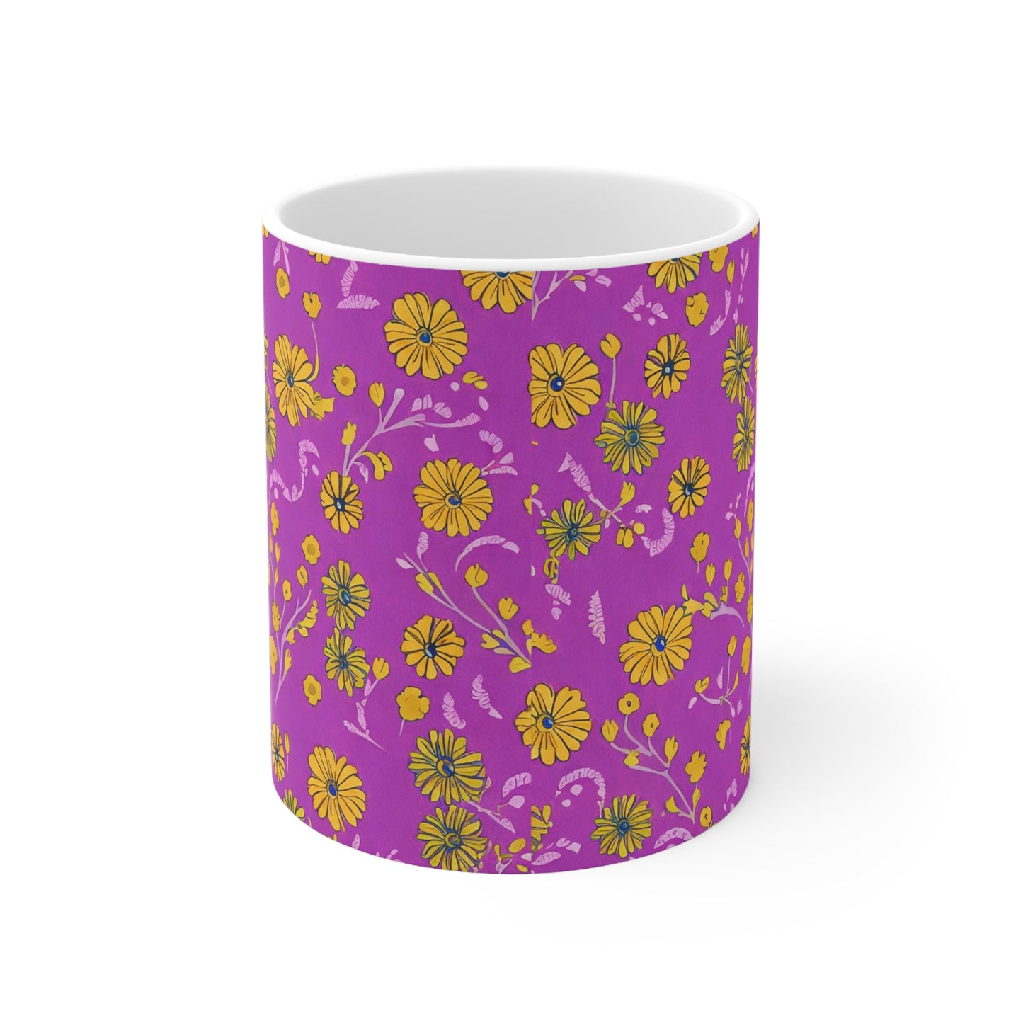 Floral Fuchsia Mug