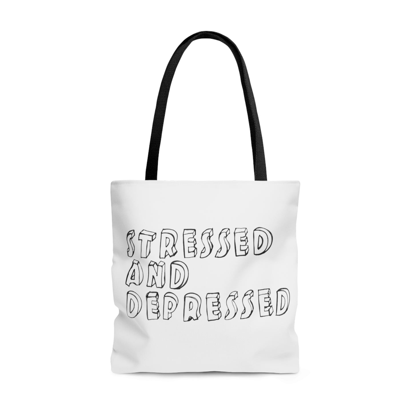 Stressed and Depressed Tote Bag