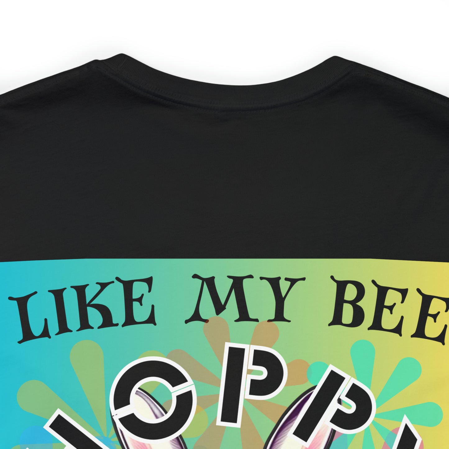 I Like My Beer Hoppy Back Print Tee