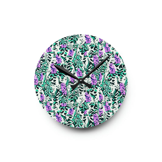 Lilac Clock