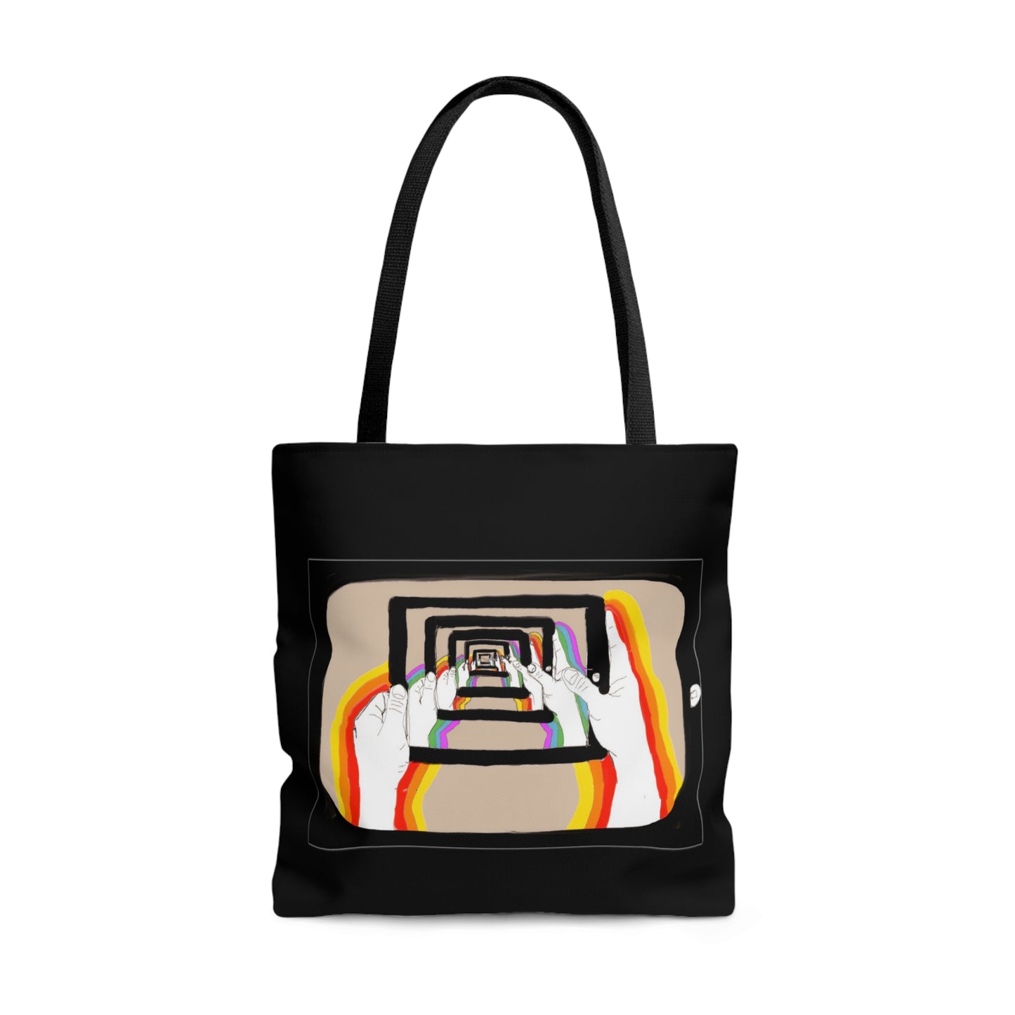 iPad Reality Glitch Tote Bag