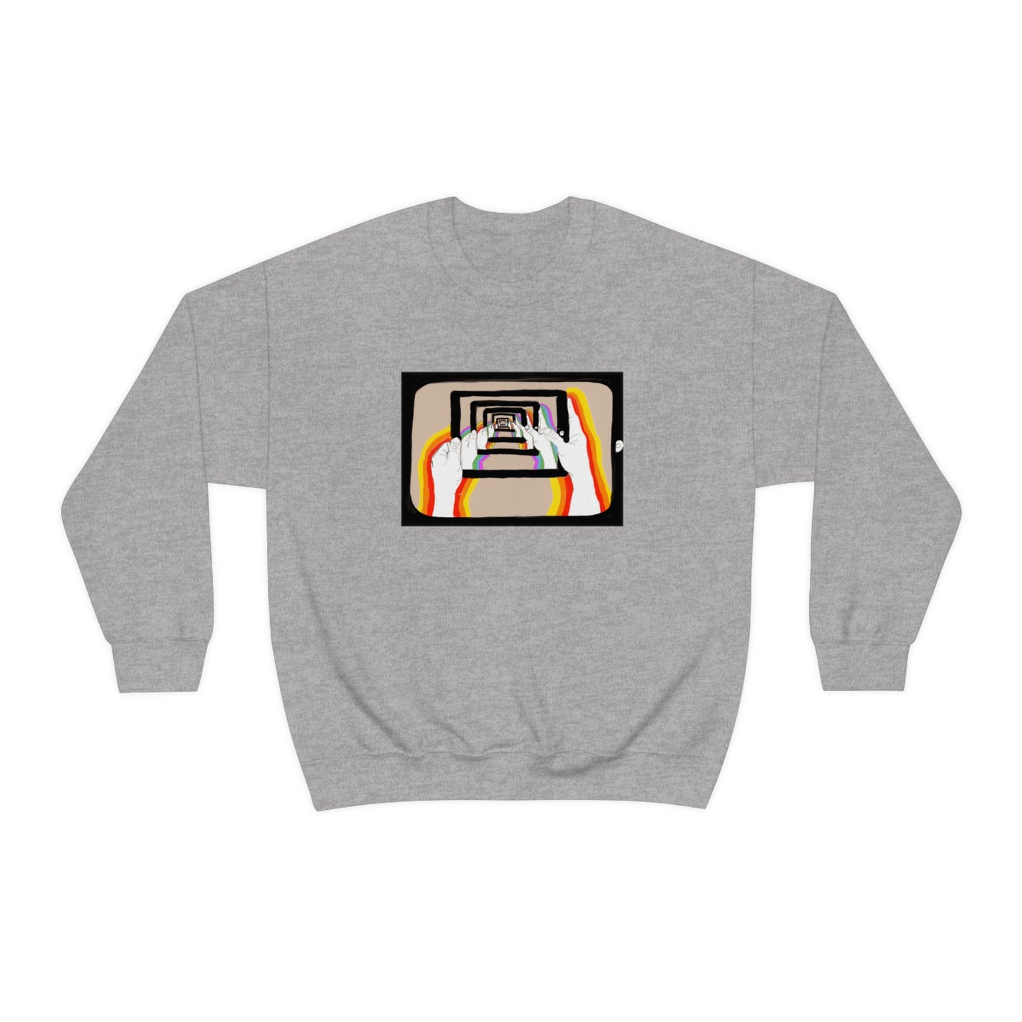 iPad Reality Glitch Crewneck