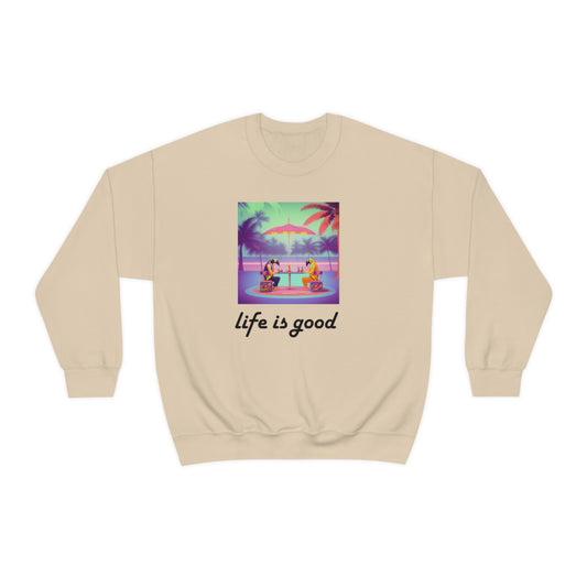 Life is Good Crewneck