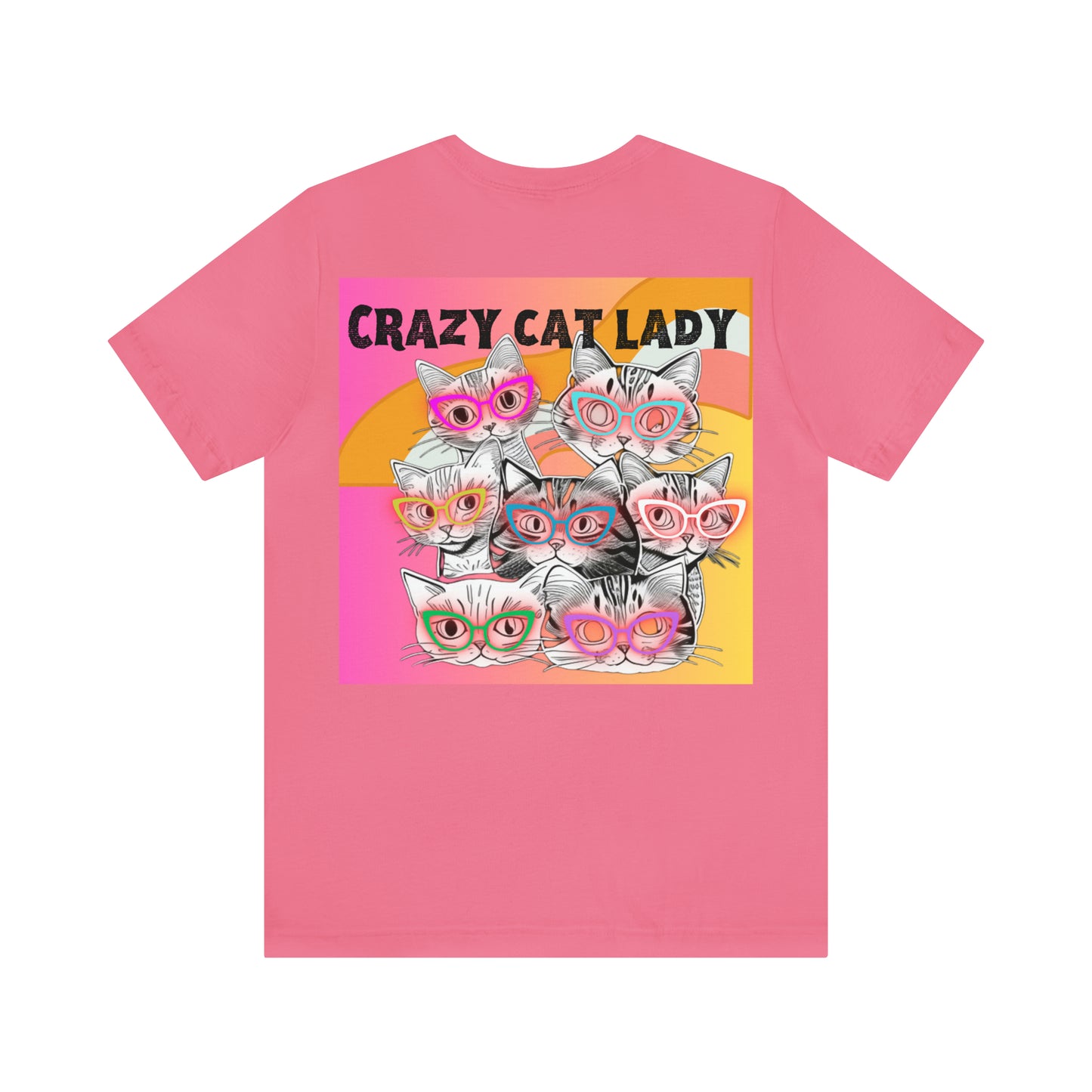 Crazy Cat Lady Back Print Tee