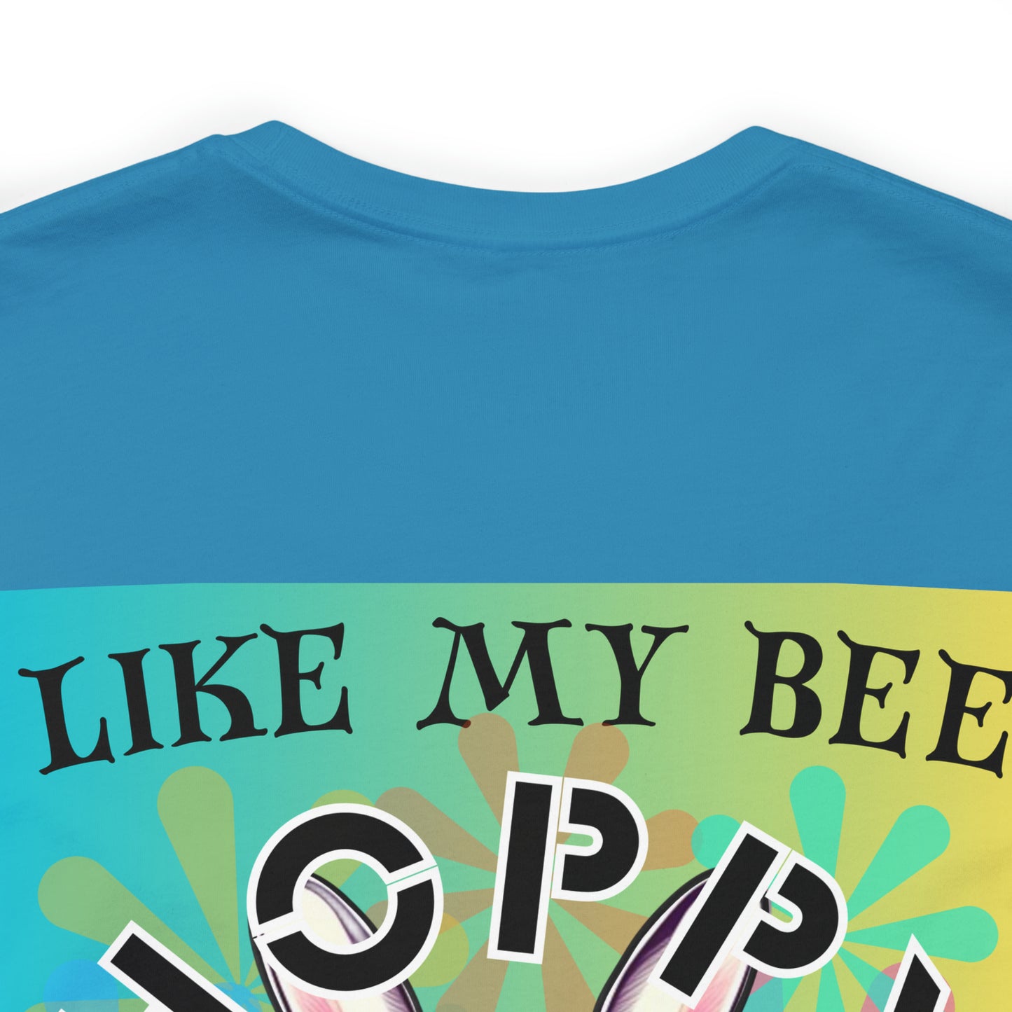 I Like My Beer Hoppy Back Print Tee