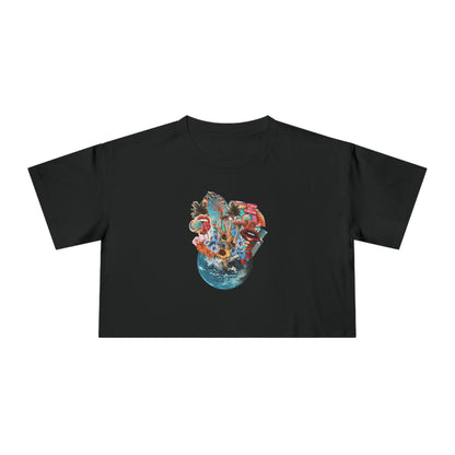 Amusement Earth Crop Tee