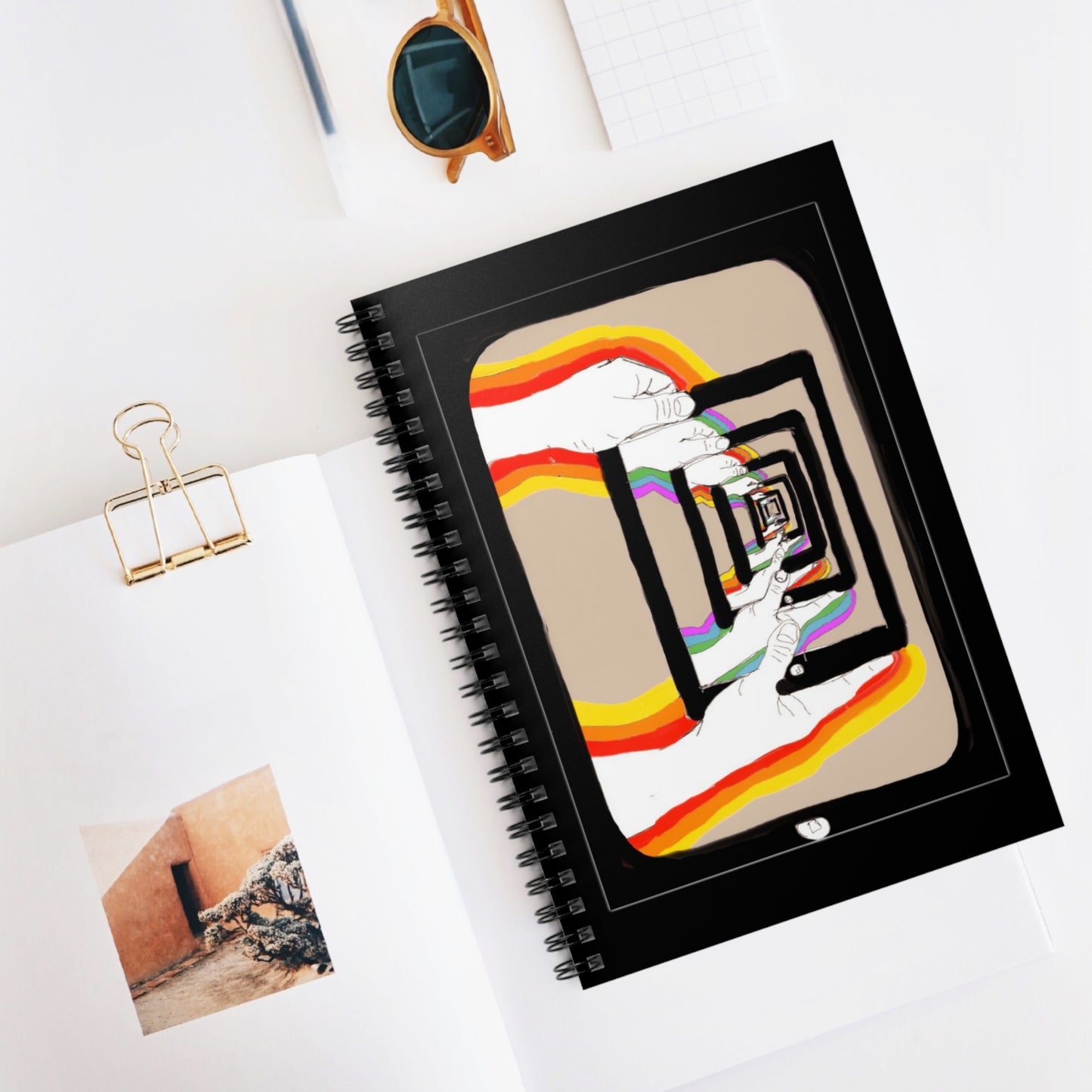 iPad Reality Glitch Notebook