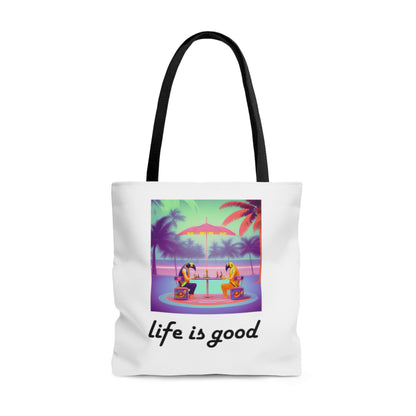 Life is Good Tote Bag