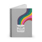 Typewriter Rainbow Notebook