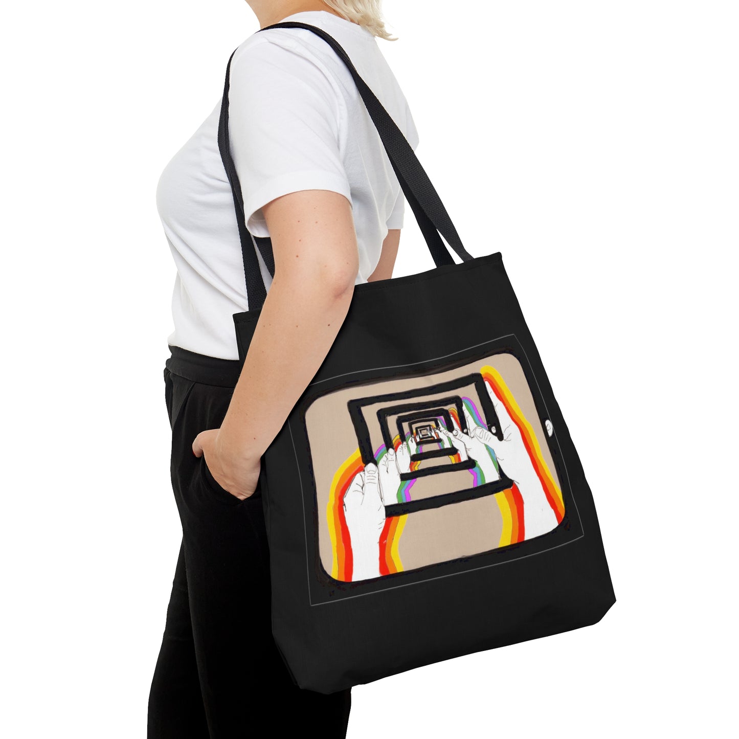 iPad Reality Glitch Tote Bag