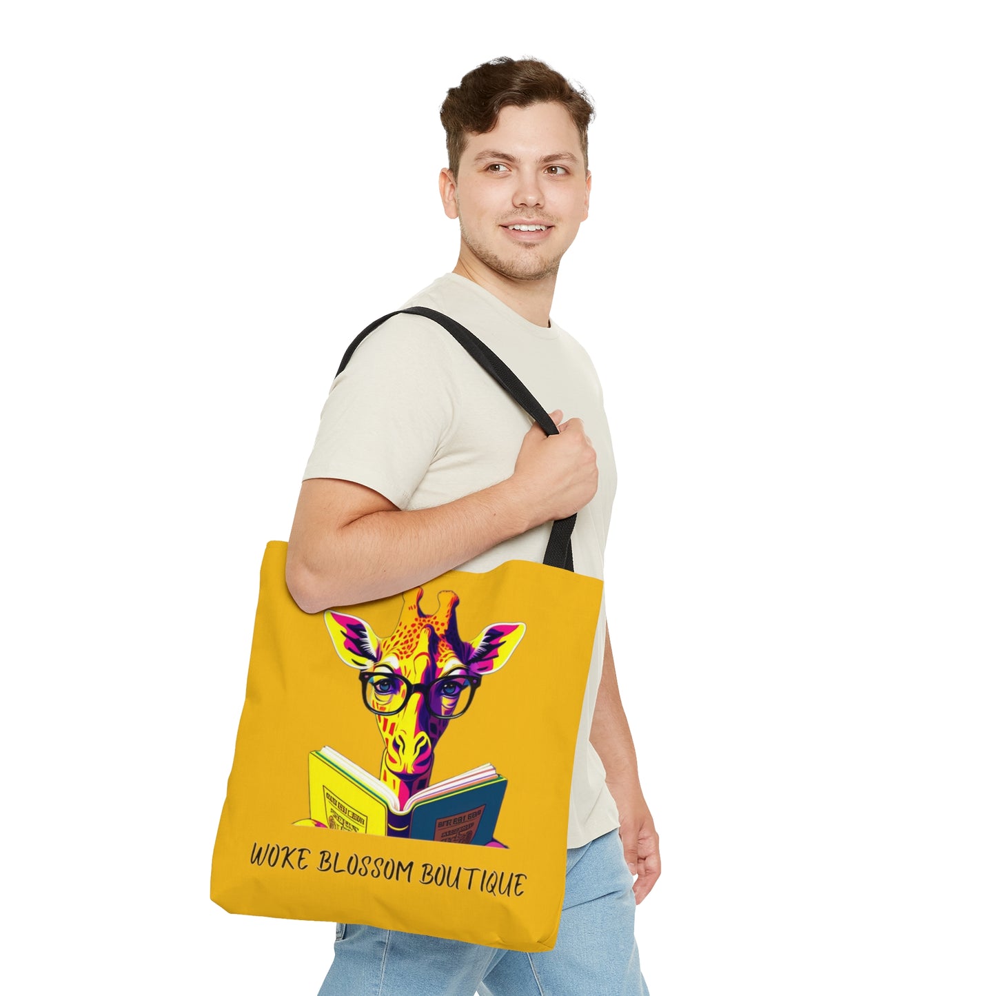 Studious Giraffe Tote Bag