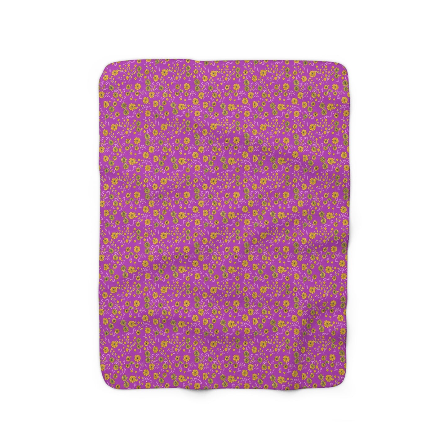 Floral Fuchsia Blanket