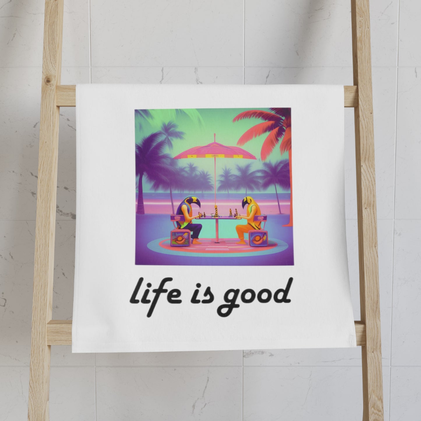 Life is Good Hand Towel