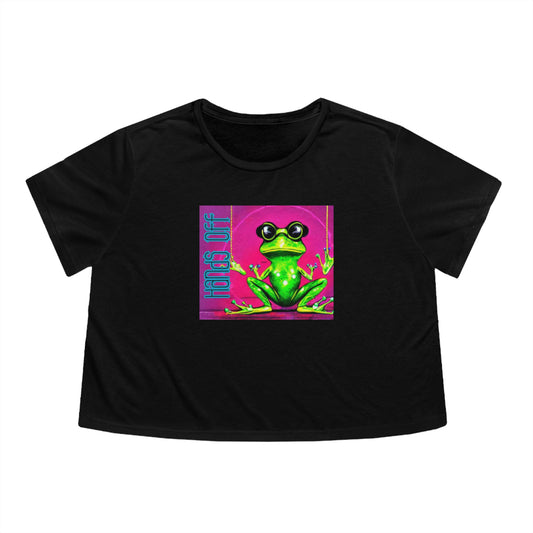 Hands Off, Frog Crop Tee