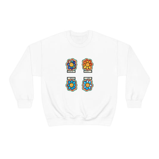 Elemental Flowers Crewneck