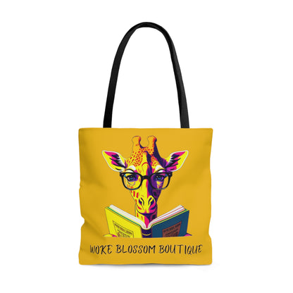 Studious Giraffe Tote Bag