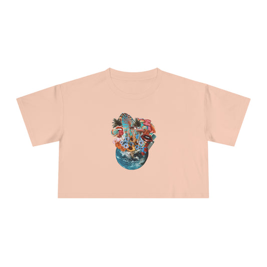 Amusement Earth Crop Tee