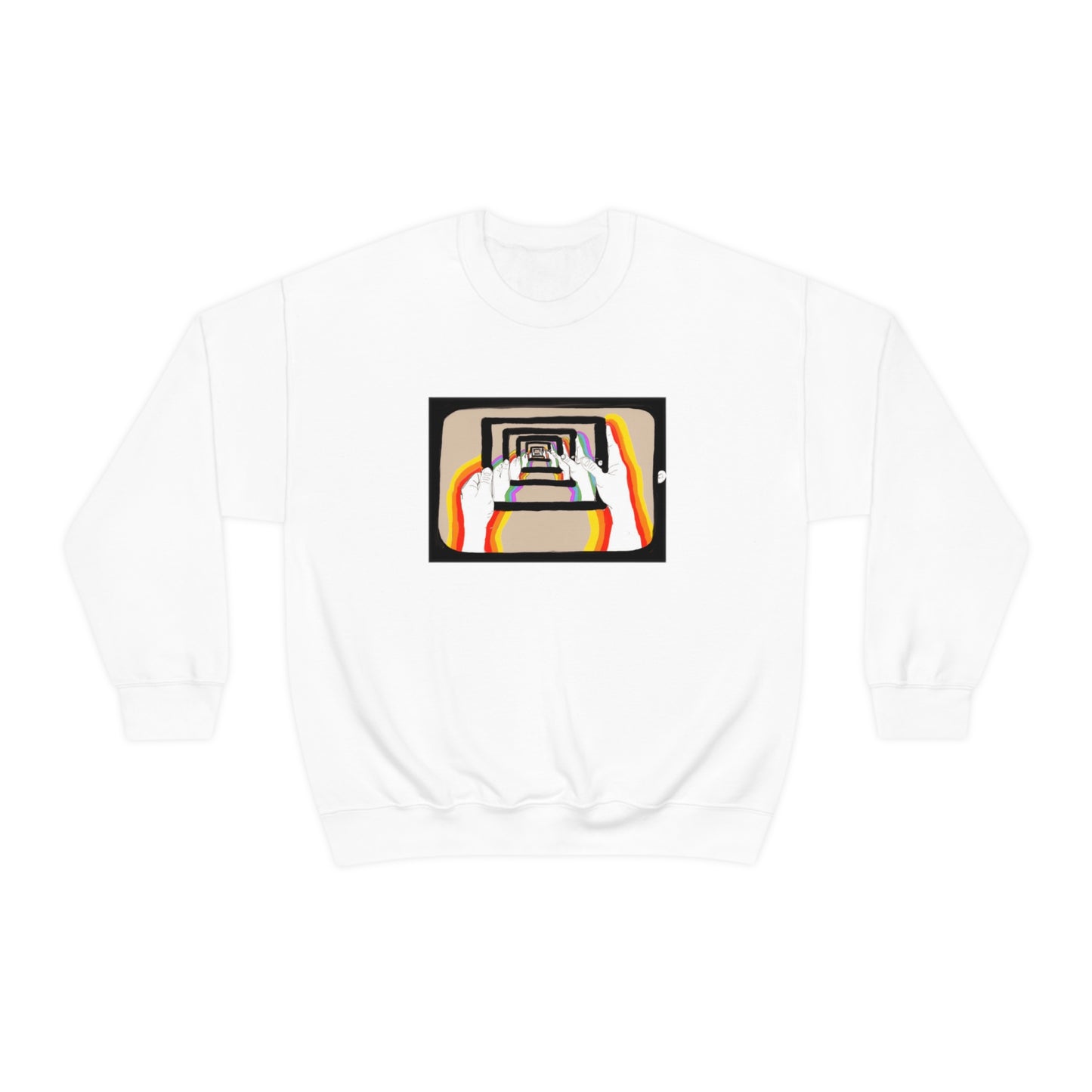 iPad Reality Glitch Crewneck