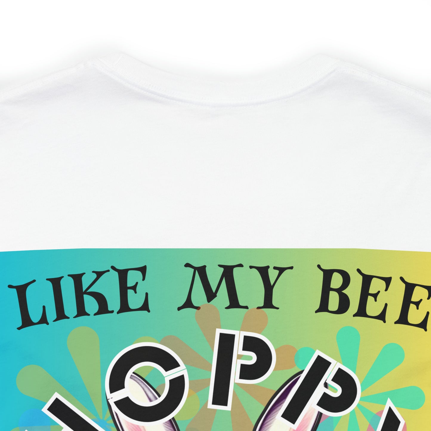 I Like My Beer Hoppy Back Print Tee