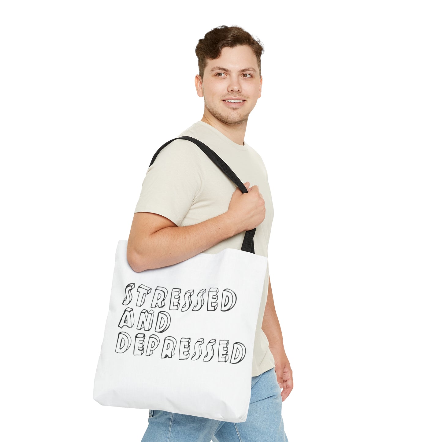 Stressed and Depressed Tote Bag