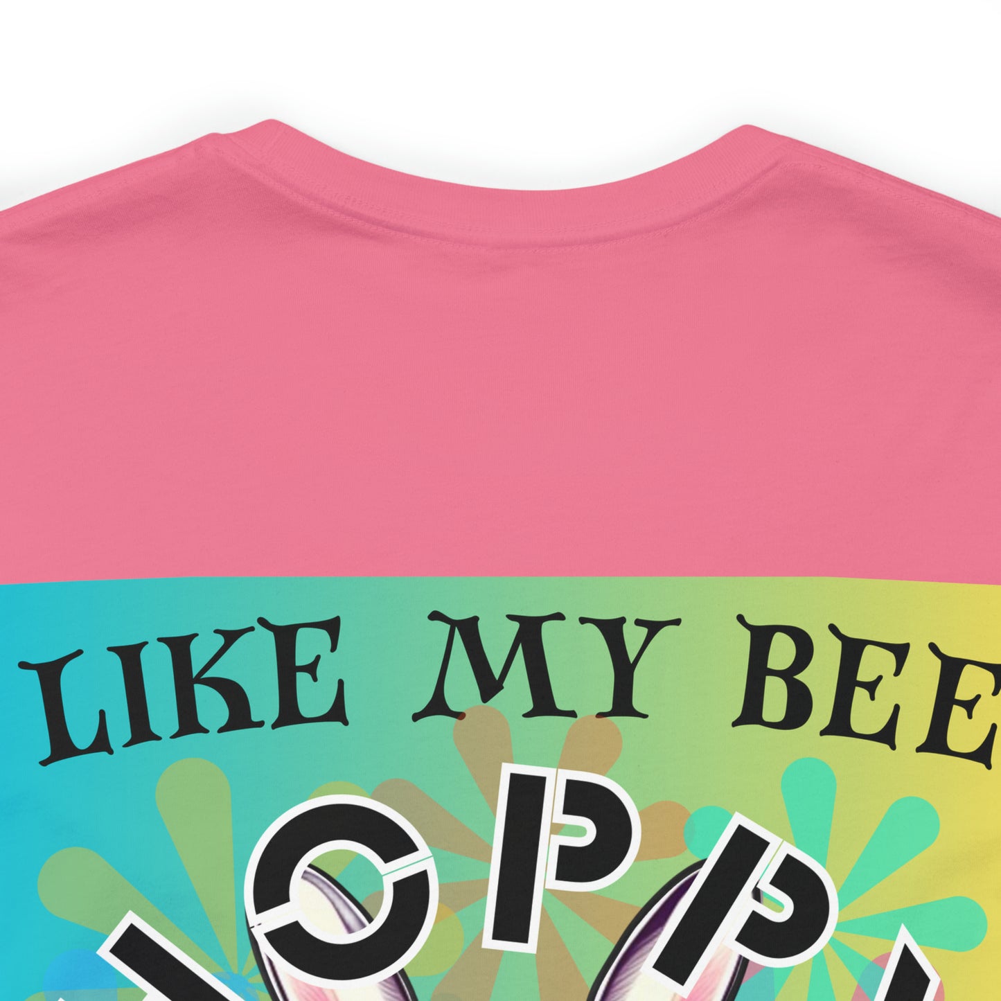 I Like My Beer Hoppy Back Print Tee