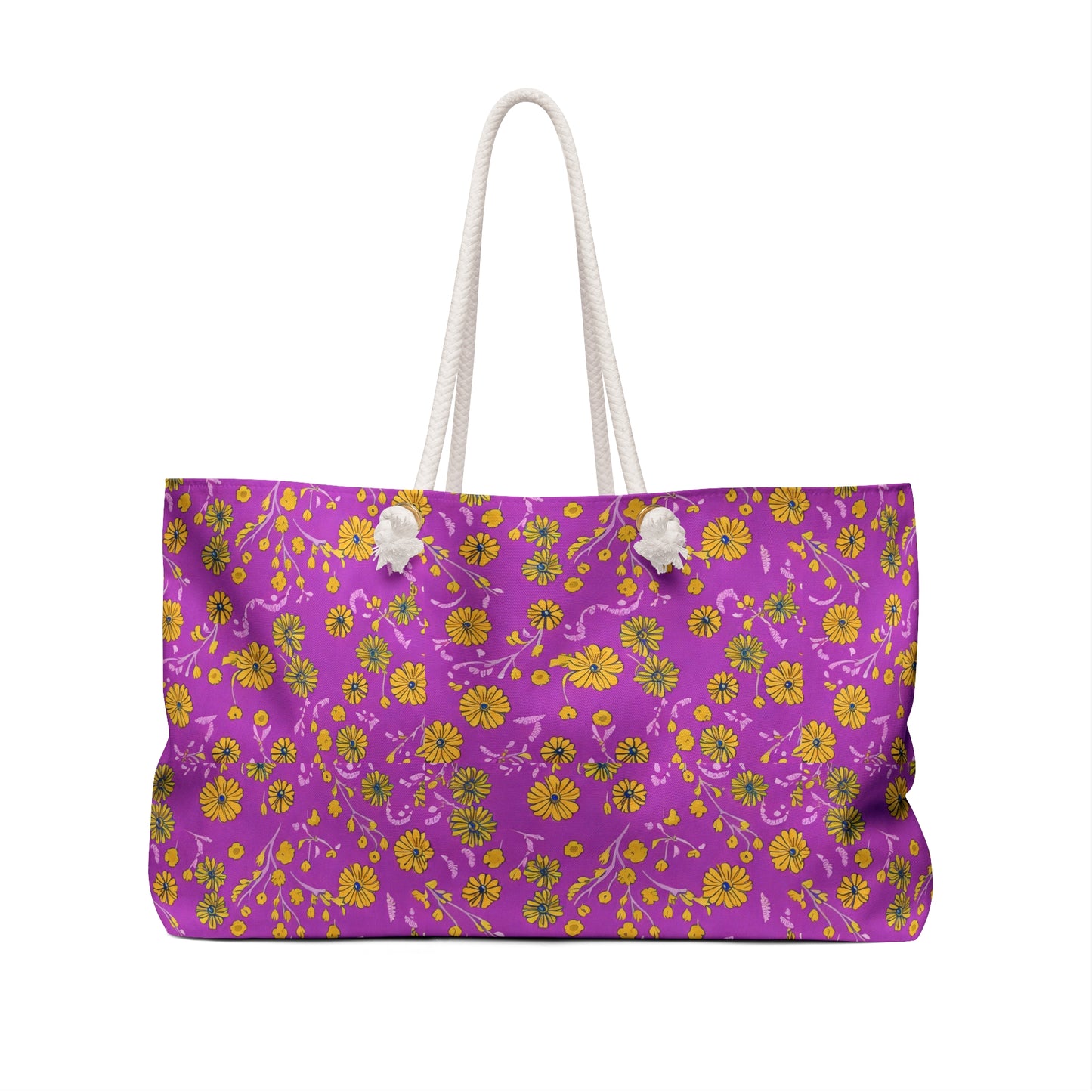 Floral Fuchsia Weekender Bag