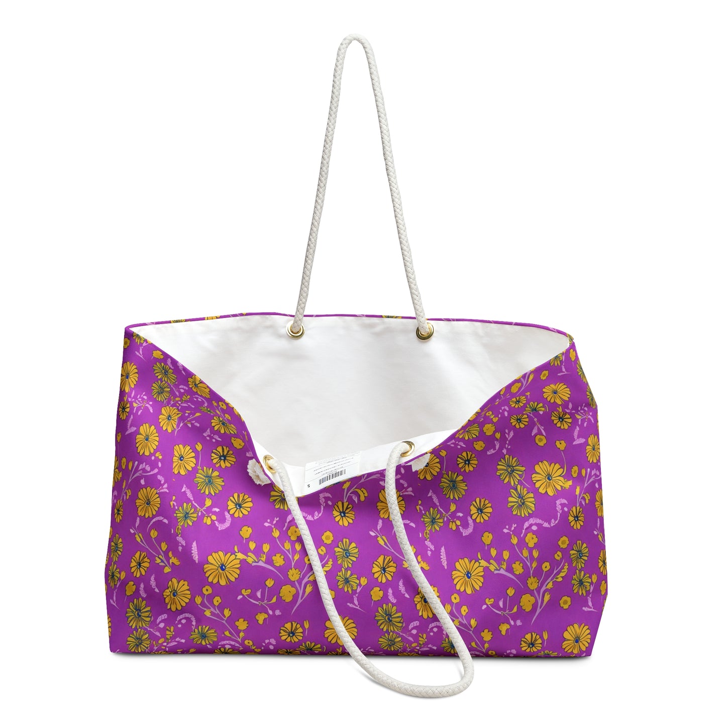 Floral Fuchsia Weekender Bag