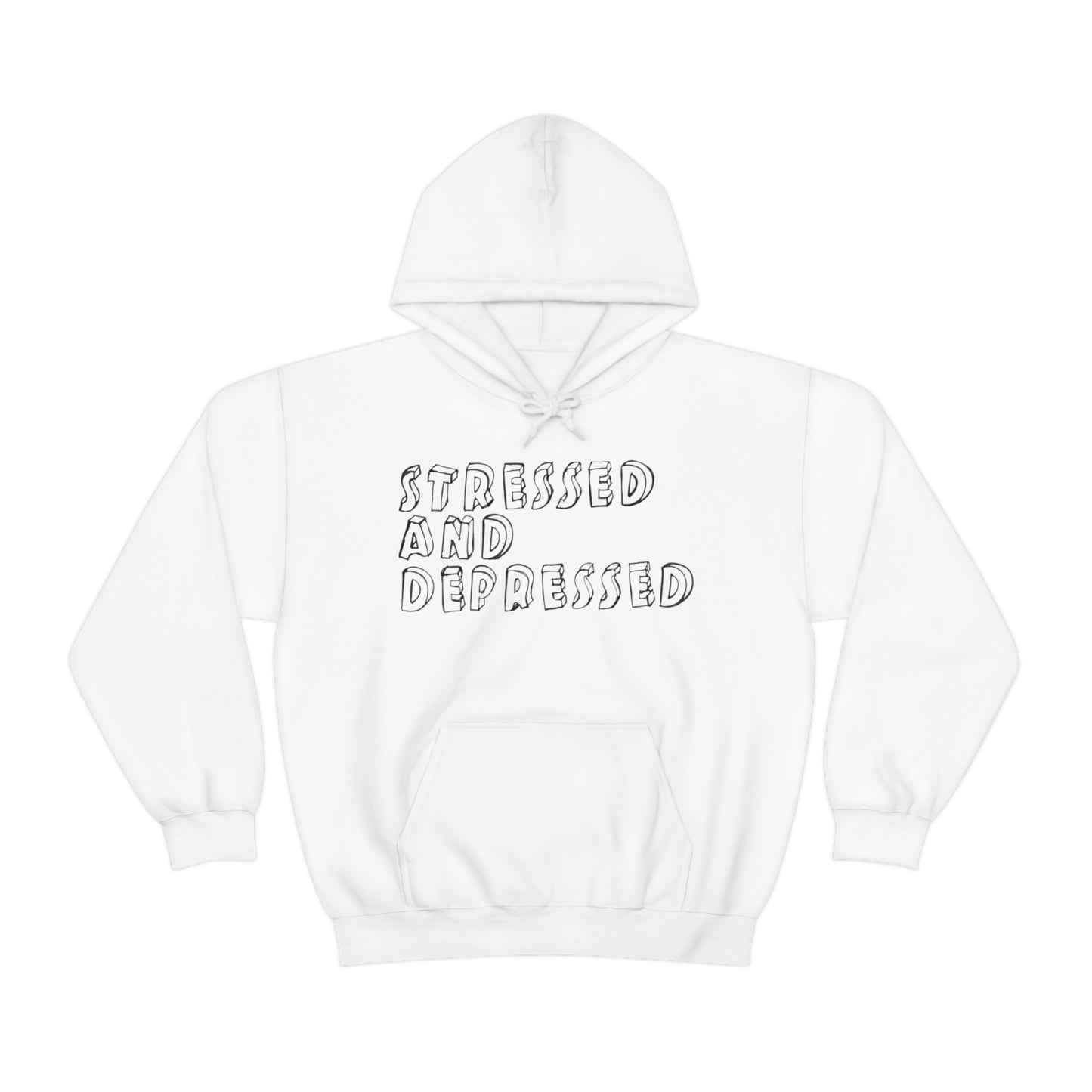 Stressed and Depressed Hoodie