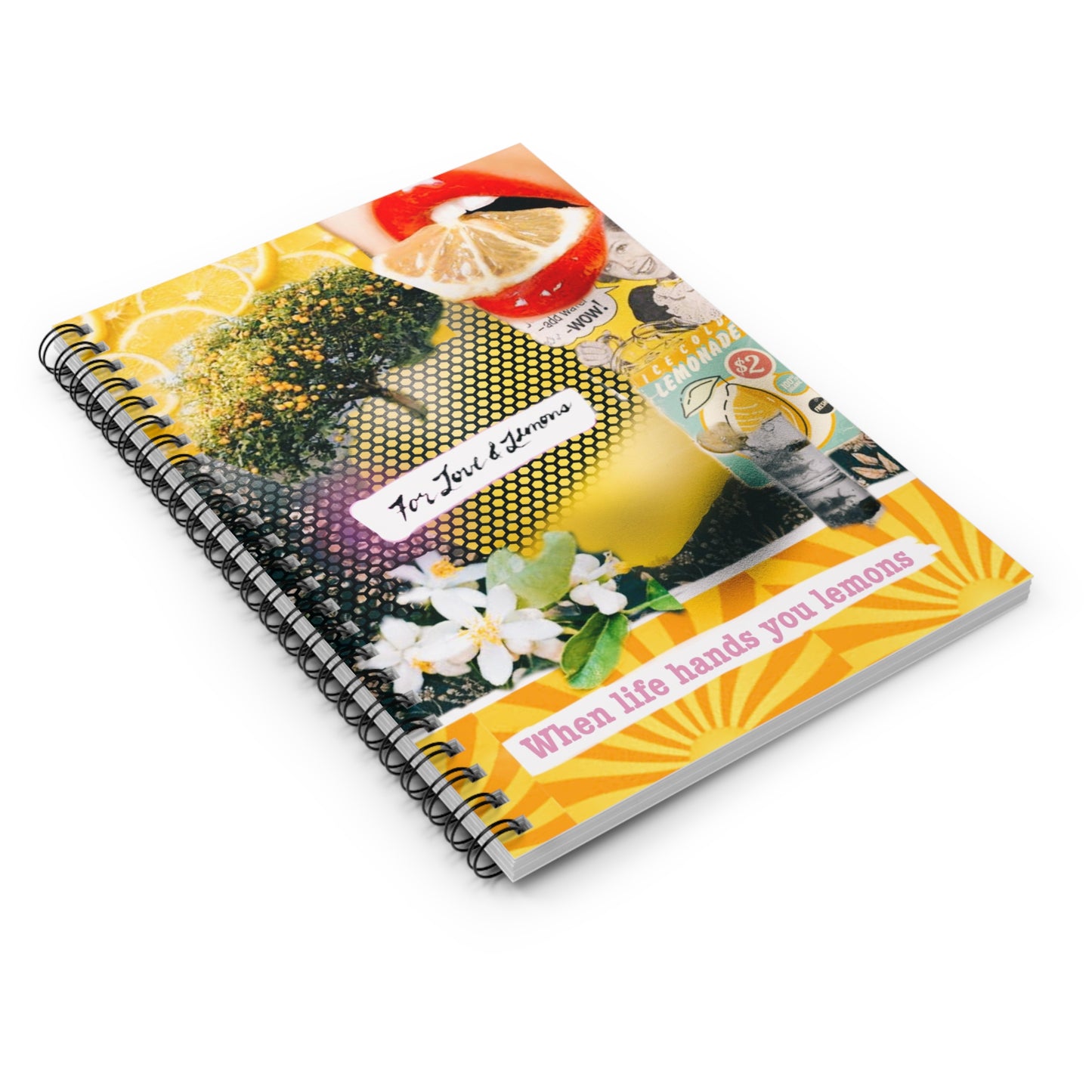 For Love Of Lemons Notebook