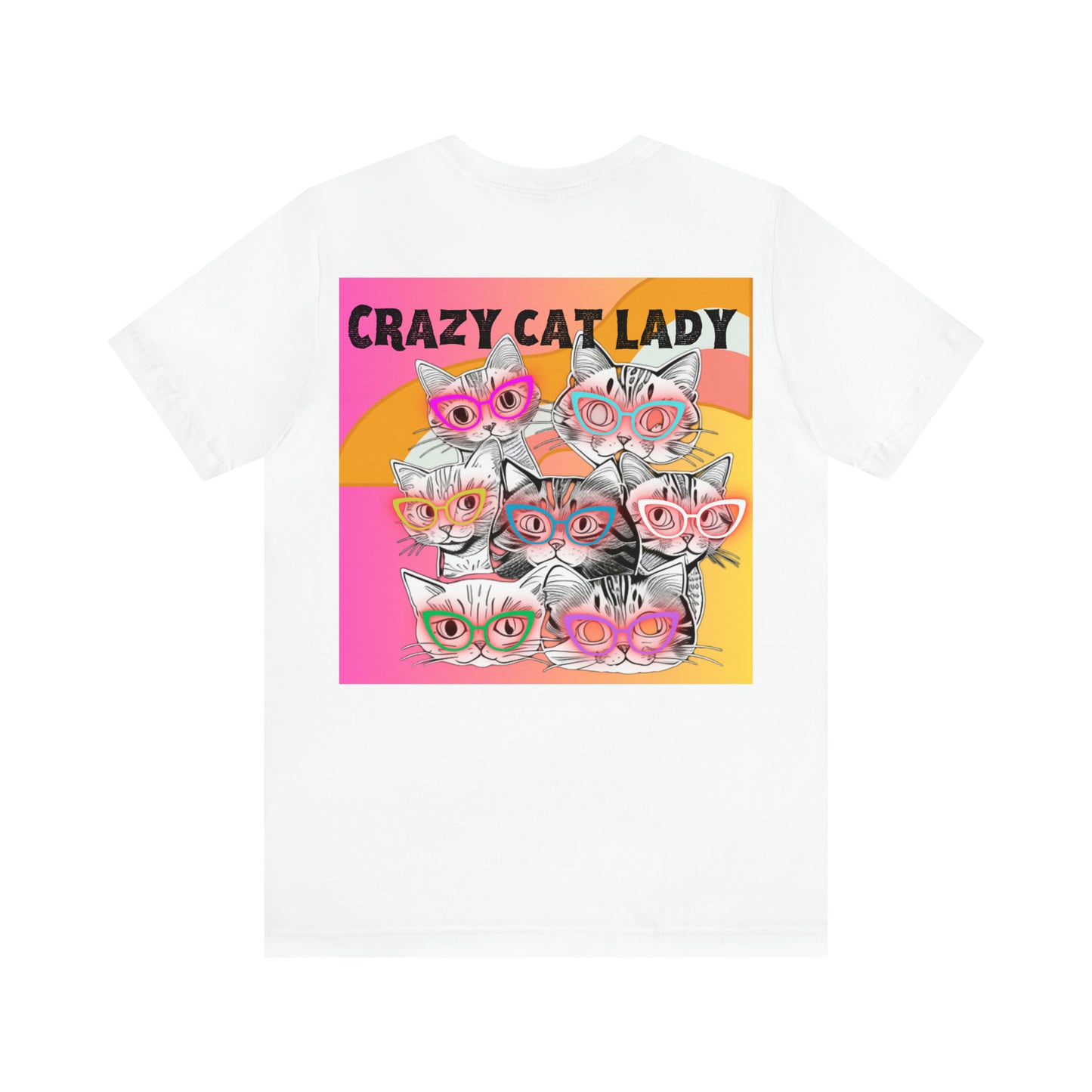 Crazy Cat Lady Back Print Tee